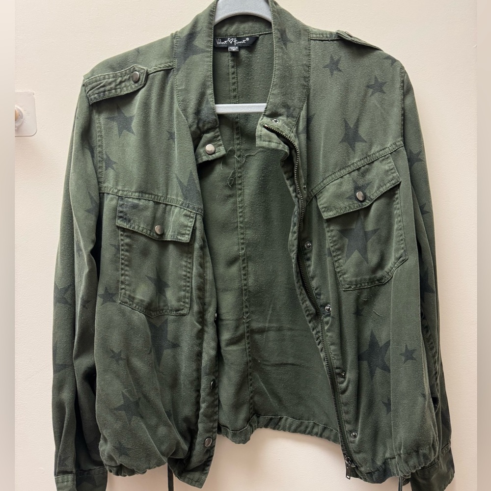 Lightweight green with stars jacket